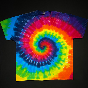 ROYGBIV Spiral Tie Dye T-Shirt