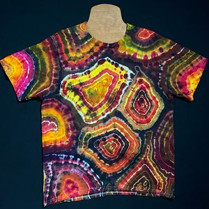 Lavastone Agate Geode Ice Dye T-Shirt