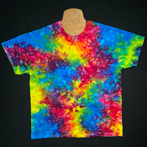 Melted Rainbow Splatter Pattern T-Shirt