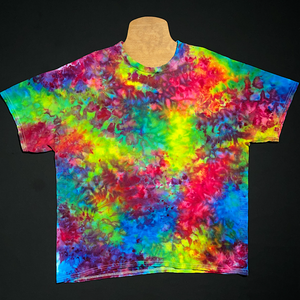 Melted Rainbow Splatter Pattern T-Shirt