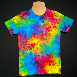 Melted Rainbow Splatter Pattern T-Shirt
