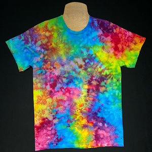 Melted Rainbow Splatter Pattern T-Shirt
