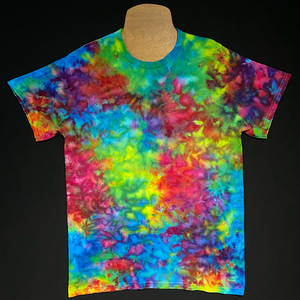 Melted Rainbow Splatter Pattern T-Shirt
