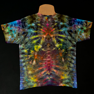 Youth Large Psychedelic Mindscape Ice Dye T-Shirt