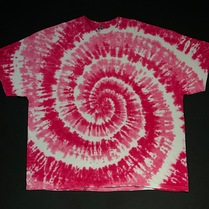 Bubblegum Pink Spiral Tie Dye T-Shirt