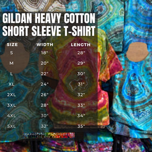 Black, Blue & Teal Spiral Tie Dye T-Shirt