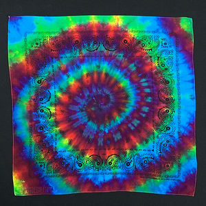 Neon Rainbow Spiral T-Shirt (or Bandana)