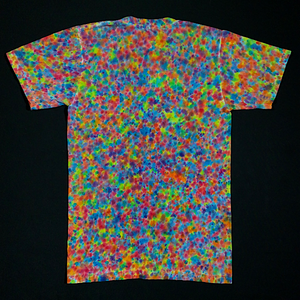 Size Small Rainbow Splatter Pattern Tie Dye T-Shirt