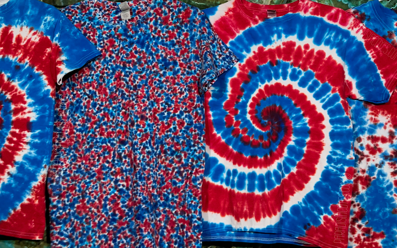 Red, White & Blue Tie Dye