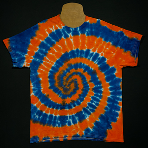 Red, White & Blue Spiral Tie Dye T-Shirt - Paradisiac Psychedelic Tie Dye  Shop