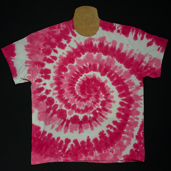GALACTIC PINK Tie Dye Shirt Black and Pink Spiral Tie Dye T-shirt
