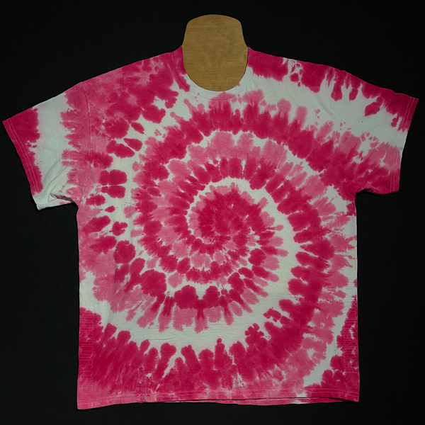 Bubblegum Pink Spiral Tie Dye T-Shirt