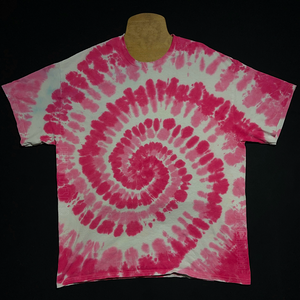 Bubblegum Pink Spiral Tie Dye T-Shirt