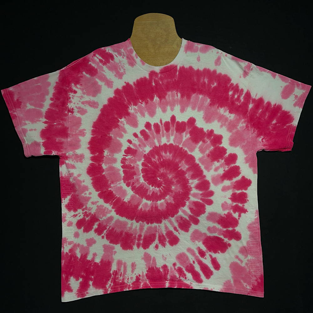 GALACTIC PINK Tie Dye Shirt Black and Pink Spiral Tie Dye T-shirt