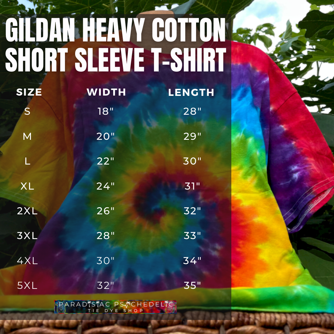 Spiral Tie Dye T-Shirt Featuring LGBTQ+ Gay Pride Flag Colors 
