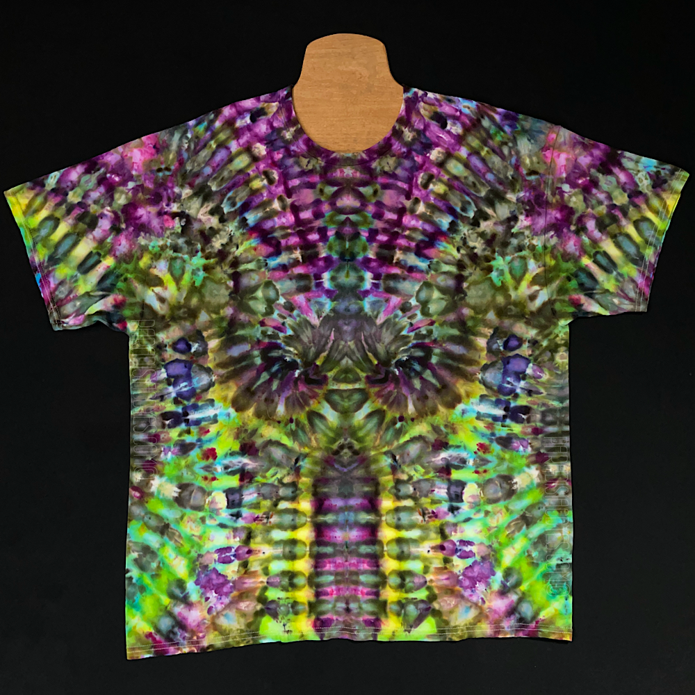 Psychedelic Hippieween Mindscape Ice Dye T-Shirt