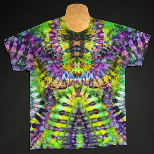 Psychedelic Hippieween Mindscape Ice Dye T-Shirt
