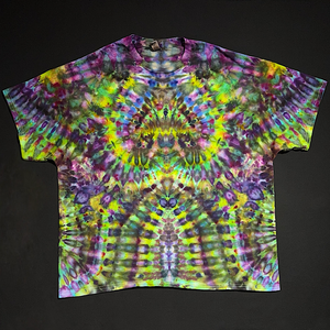 Psychedelic Hippieween Mindscape Ice Dye T-Shirt