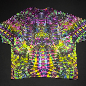 Psychedelic Hippieween Mindscape Ice Dye T-Shirt
