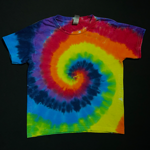 ROYGBIV Spiral Tie Dye T-Shirt (Toddler & Youth)