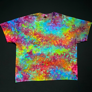 Melted Rainbow Splatter Pattern T-Shirt