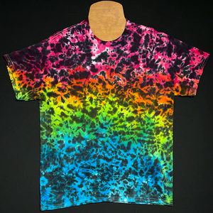 Midnight Marbled Rainbow Ice Dye T-Shirt