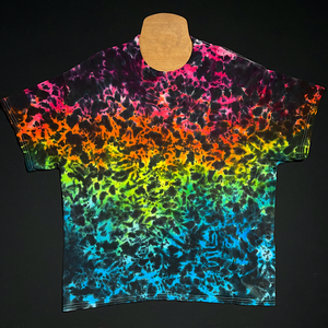 Midnight Marbled Rainbow Ice Dye T-Shirt