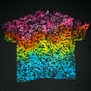 Midnight Marbled Rainbow Ice Dye T-Shirt