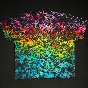 Midnight Marbled Rainbow Ice Dye T-Shirt