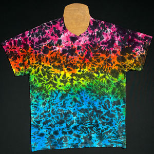 Midnight Marbled Rainbow Ice Dye T-Shirt