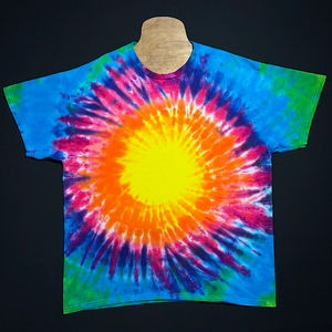 Neon Rainbow Sunburst T-Shirt