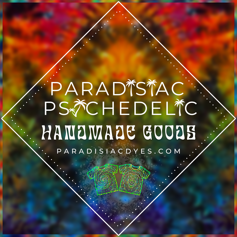 Tie Dye Bar & Studio Tour  Paradisiac Psychedelic Goods - Paradisiac  Psychedelic Tie Dye Shop