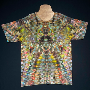 Psychedelic Camoscape Ice Dye T-Shirt