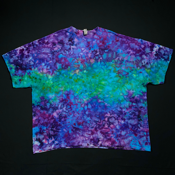 Purple and green tie dye deals shirts