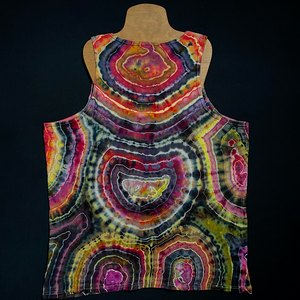 Men's 2XL Lavastone Geode Ice Dye Tank Top