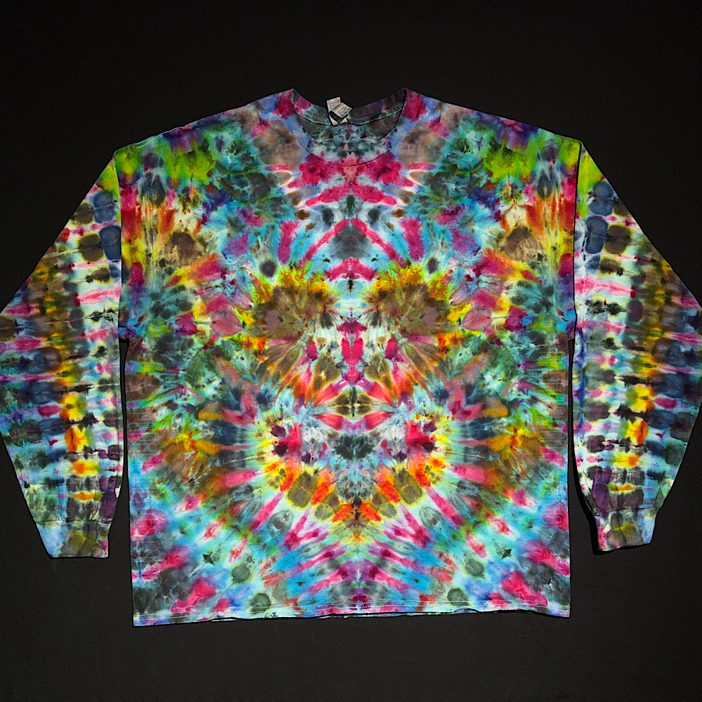 Size 2XL Psychedelic Mindscape Long Sleeve Shirt