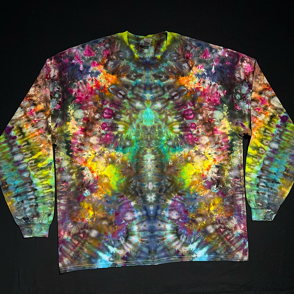 Size 2XL Psychedelic Mindscape Long Sleeve Shirt