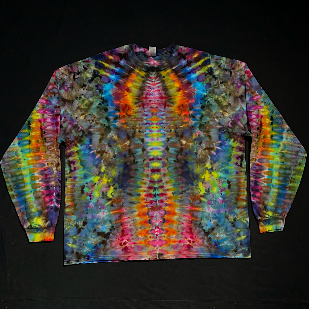 Long sleeve tie dye top deals