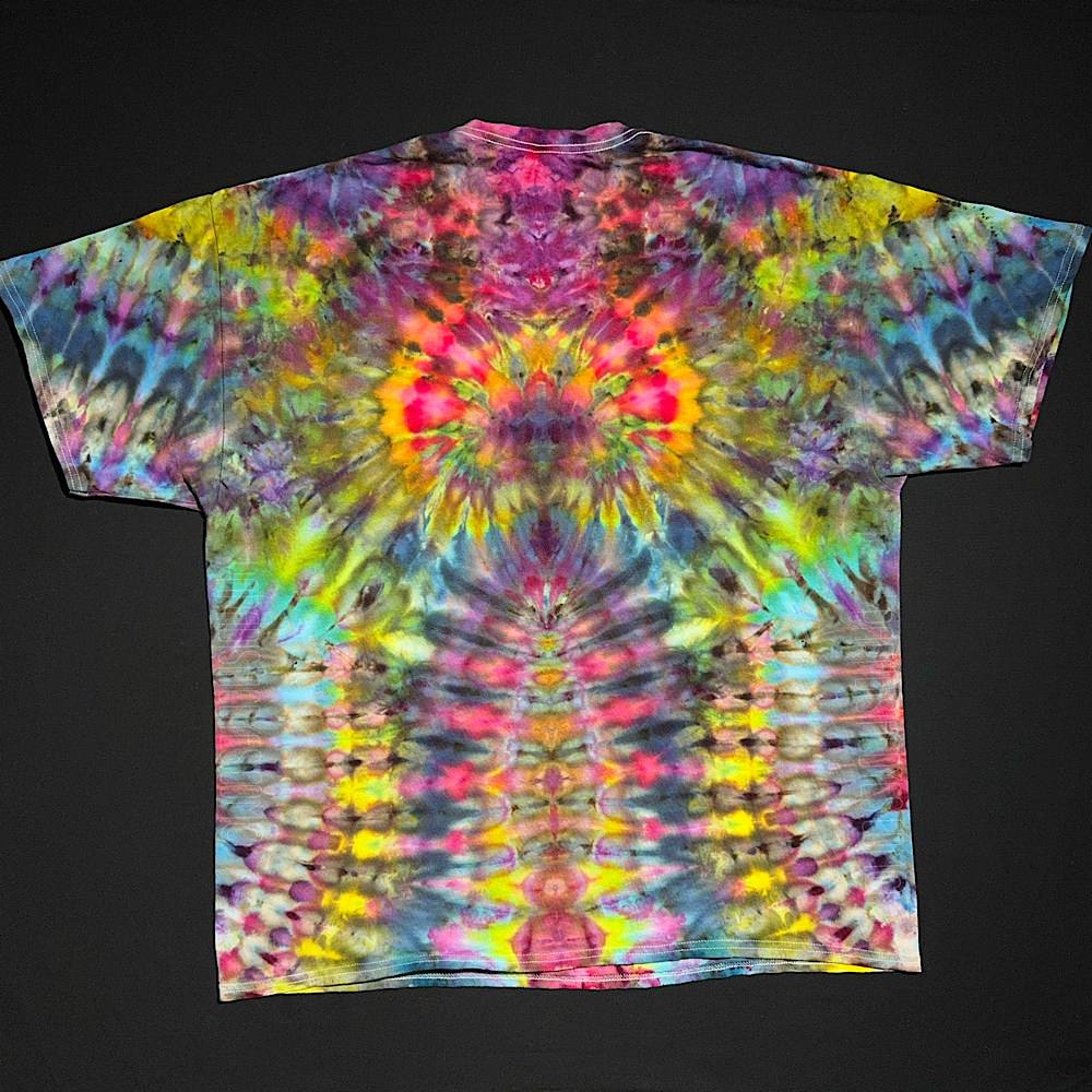 Size 2XL Rainbow Psychedelic Mindscape T-Shirt