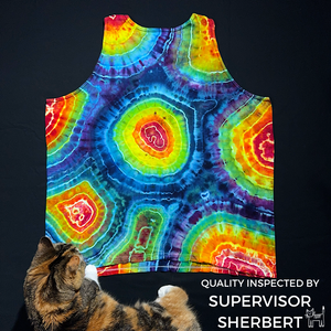 Size 2XL Rainbow Geode Tank Top