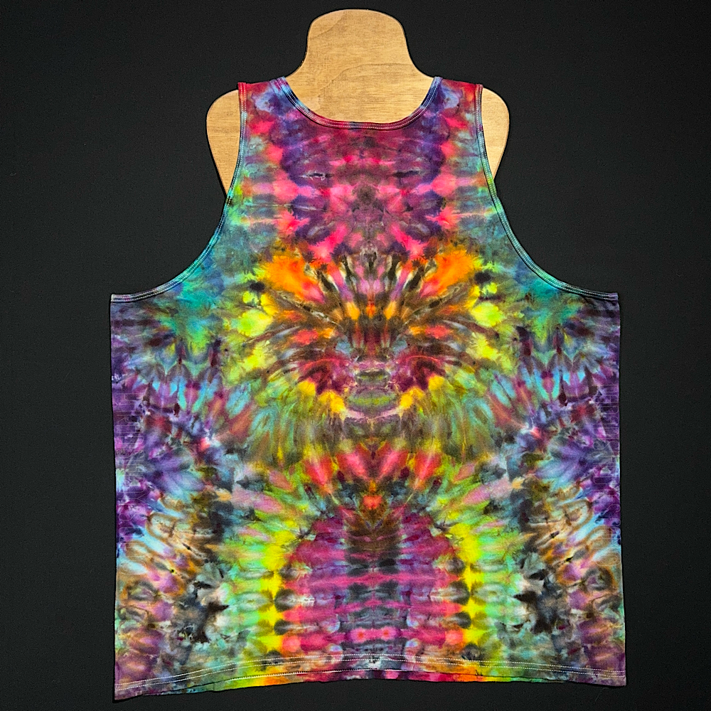 Size 2XL Rainbow Psychedelic Mindscape Tank Top