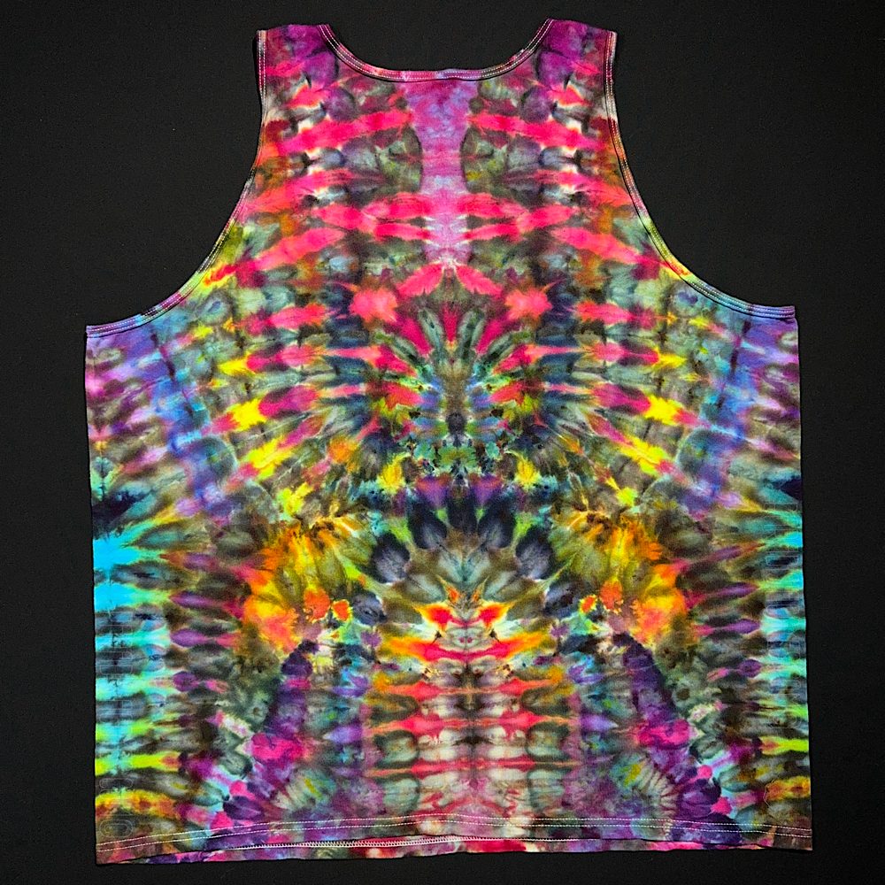 Size 2XL Rainbow Psychedelic Mindscape Tank Top