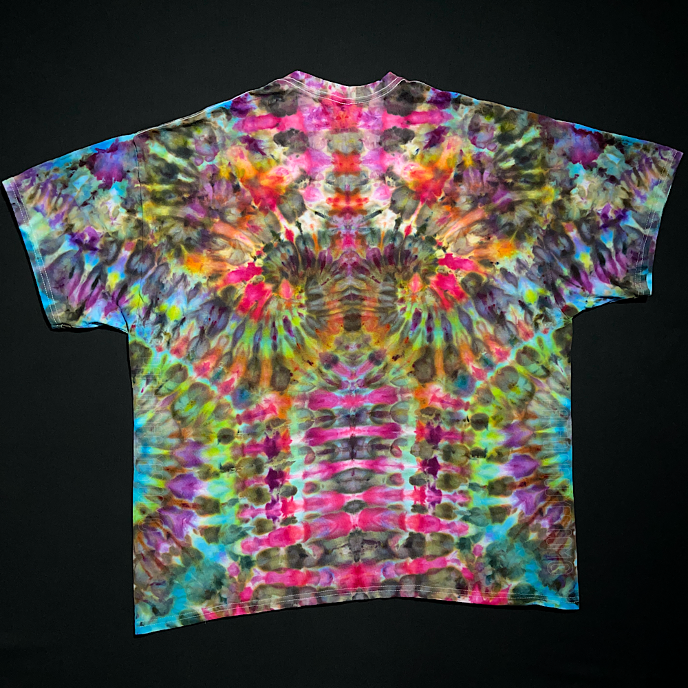 Size 2XL Rainbow Psychedelic Mindscape T-Shirt