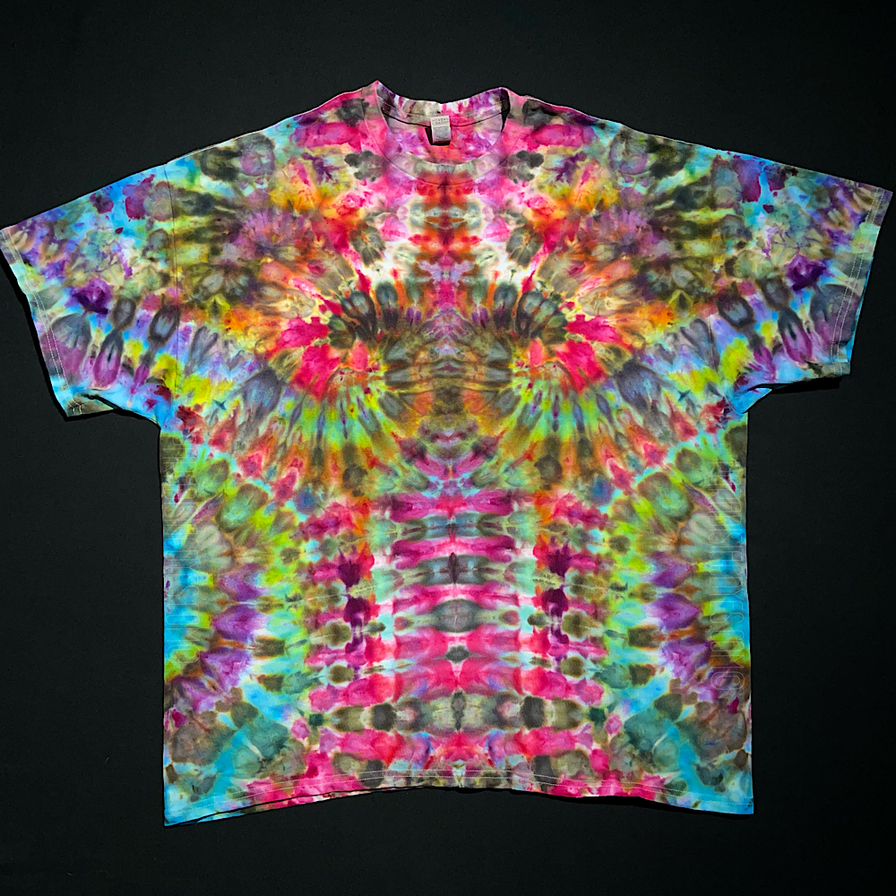 Size 2XL Rainbow Psychedelic Mindscape T-Shirt