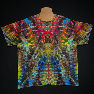 Size 2XL Psychedelic Mindscape Ice Dye T-Shirt
