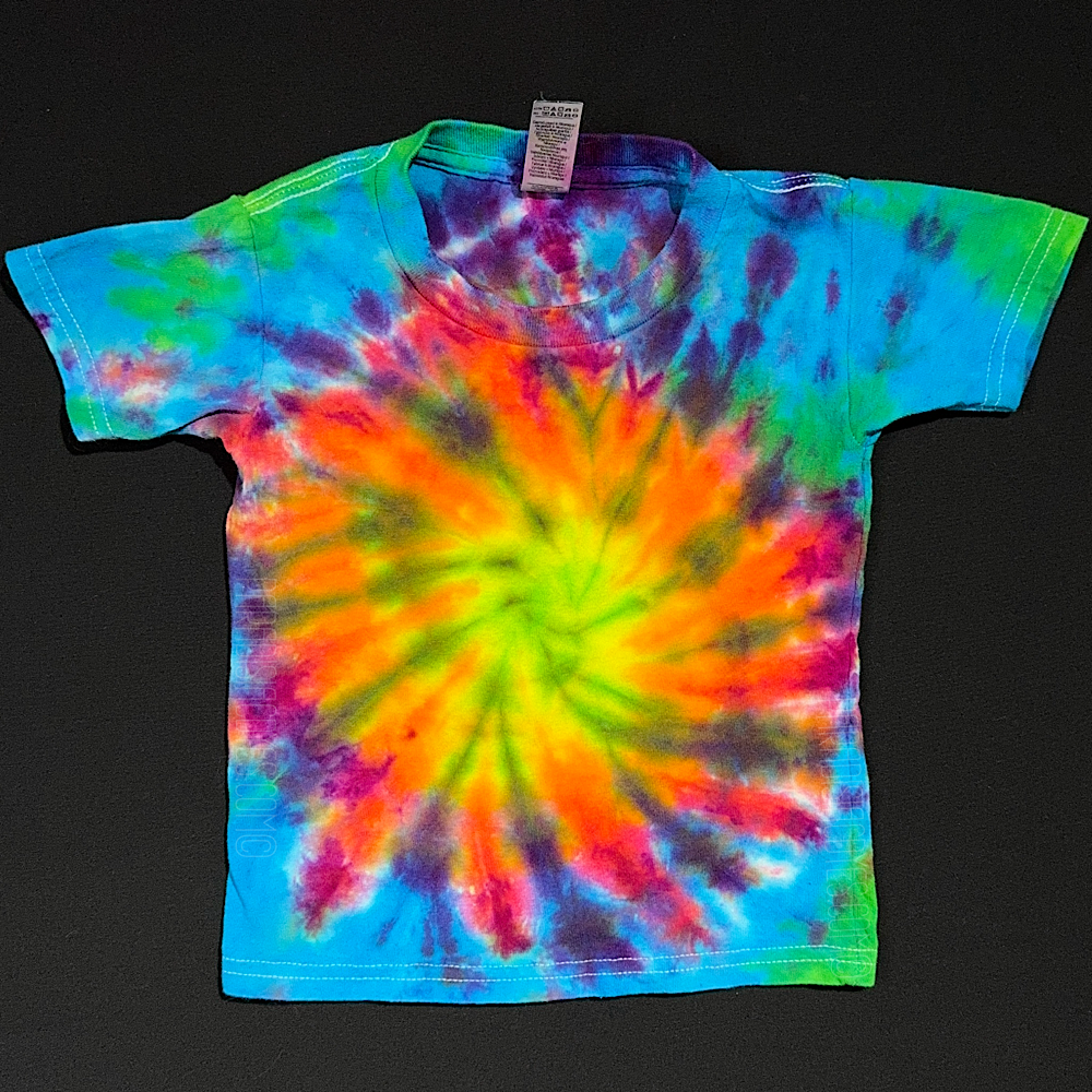 Size 3T Neon Rainbow Sunburst T-Shirt