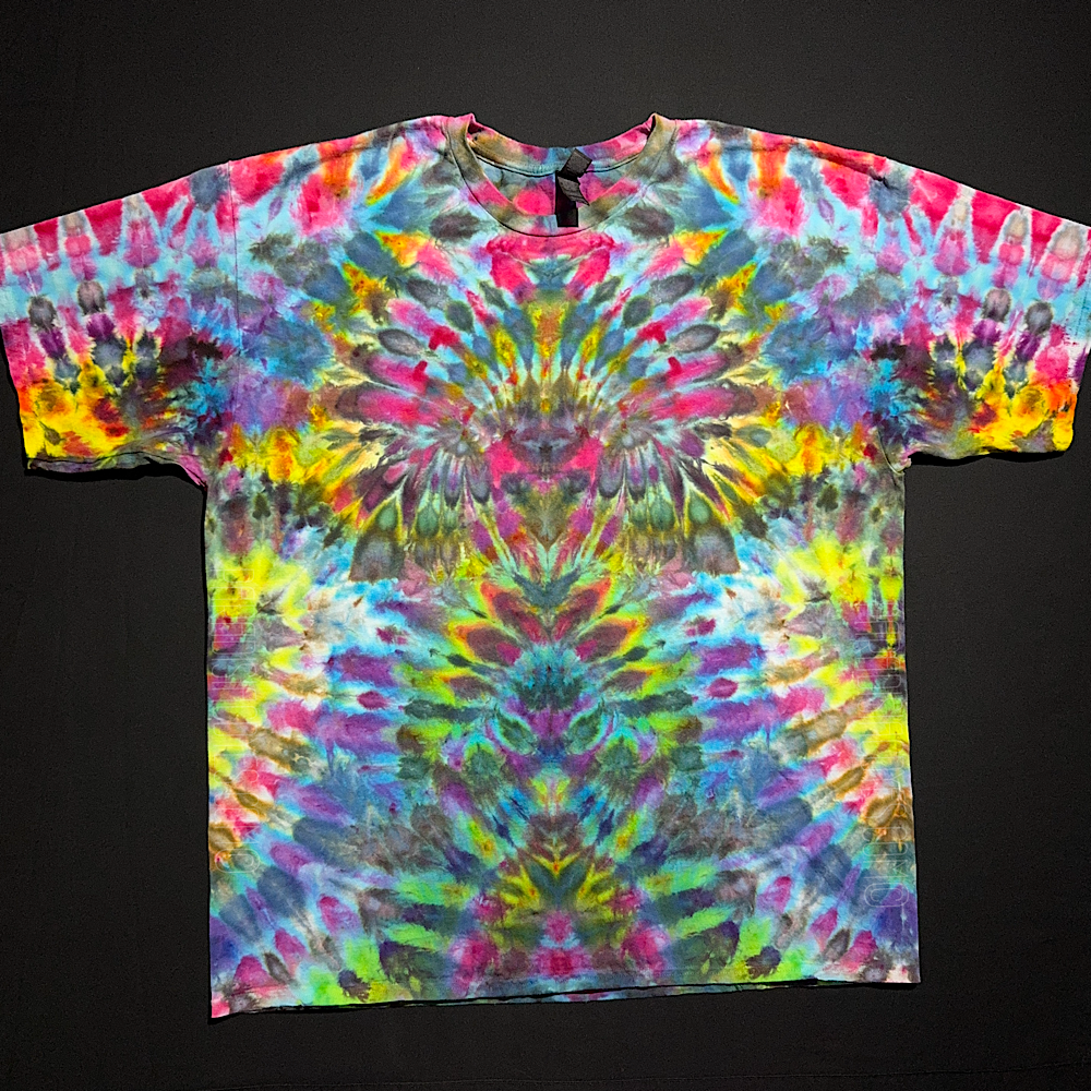 Size 3XL Psychedelic Mindscape Tie Dye T-Shirt