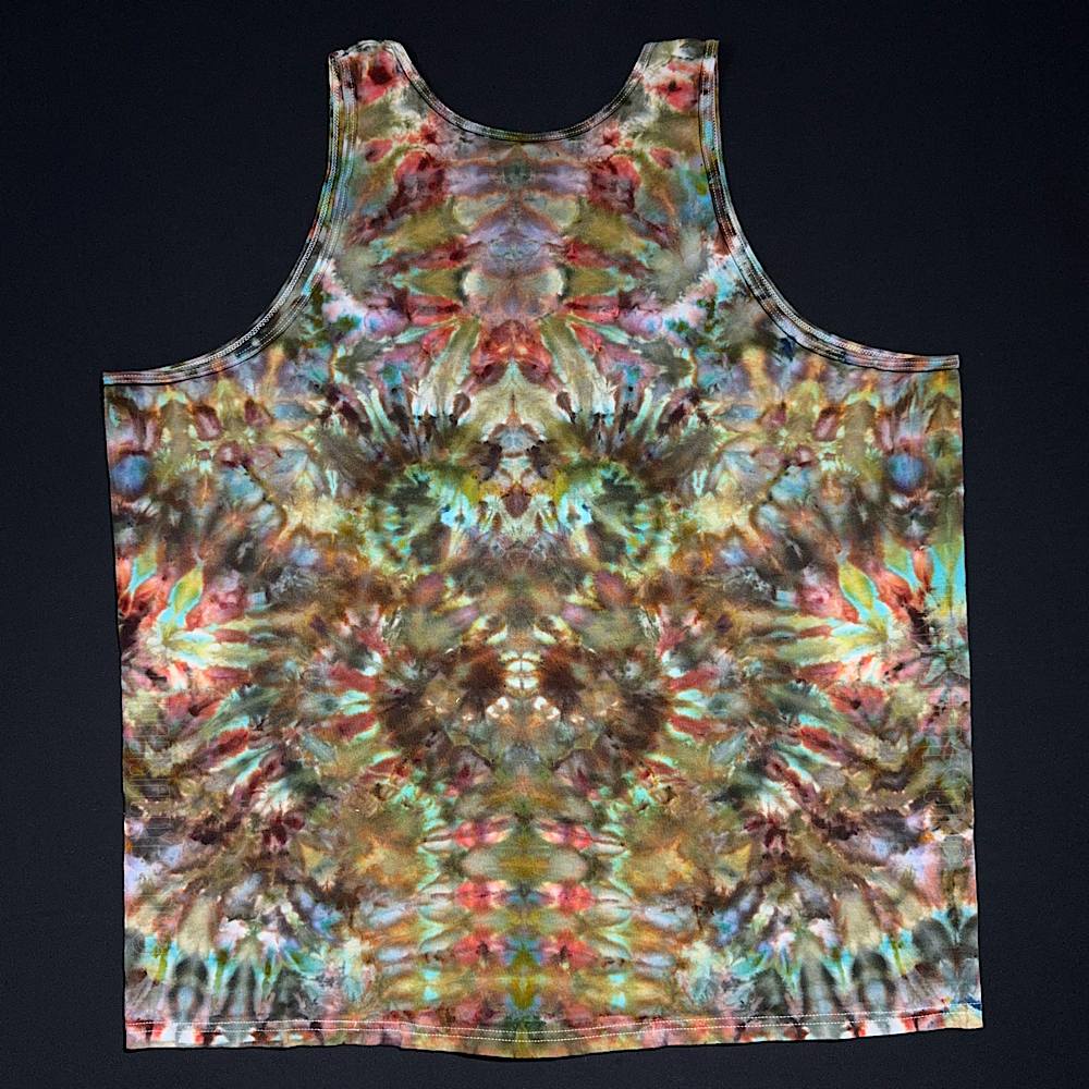 Size 3XL Psychedelic Camoscape Tank Top