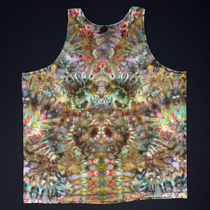 Size 3XL Psychedelic Camoscape Tank Top