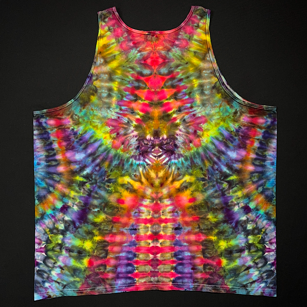 Size 3XL Rainbow Psychedelic Mindscape Tank Top